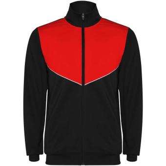 Evans Trainingsanzug Unisex, schwarz/rot Schwarz/rot | L