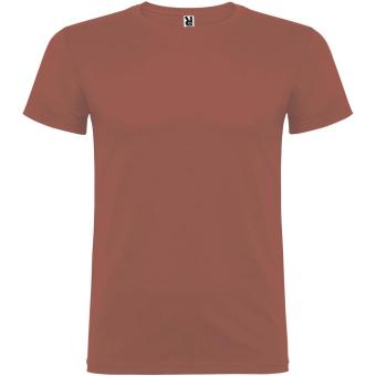 Beagle short sleeve men's t-shirt, brick red Brick red | XS