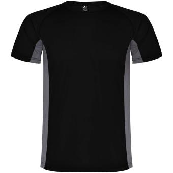 Shanghai short sleeve men's sports t-shirt, black Black | L