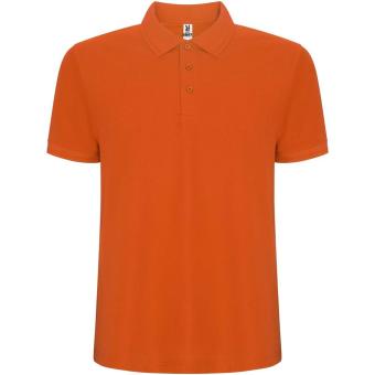 Pegaso Premium short sleeve men's polo, orange Orange | L