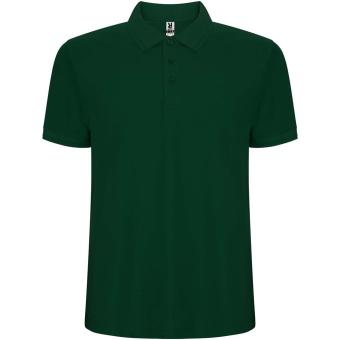 Pegaso Premium short sleeve men's polo, dark green Dark green | L