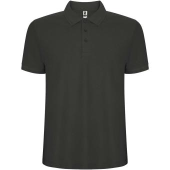 Pegaso Premium short sleeve men's polo, dark lead Dark lead | L