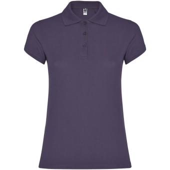 Star short sleeve women's polo, lilac Lilac | L