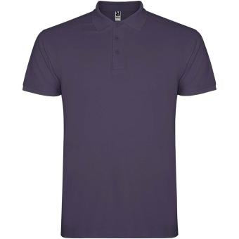 Star short sleeve men's polo, lilac Lilac | L