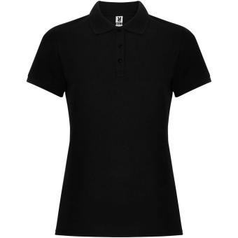 Pegaso Premium short sleeve women's polo, black Black | L