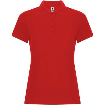 Pegaso Premium short sleeve women's polo, red Red | L