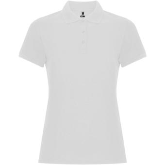 Pegaso Premium short sleeve women's polo, white White | L