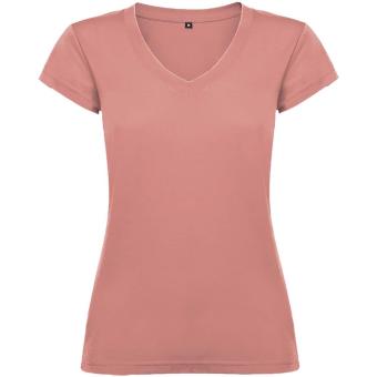 Victoria T-Shirt mit V-Ausschnitt für Damen, Tonorange Tonorange | L