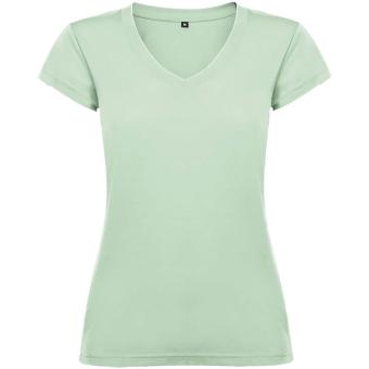 Victoria short sleeve women's v-neck t-shirt, mist green Mist green | L