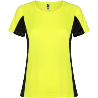 Shanghai short sleeve women's sports t-shirt, yellow Yellow | L