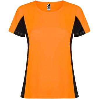 Shanghai short sleeve women's sports t-shirt, orange Orange | L