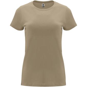 Capri short sleeve women's t-shirt, sand Sand | 3XL