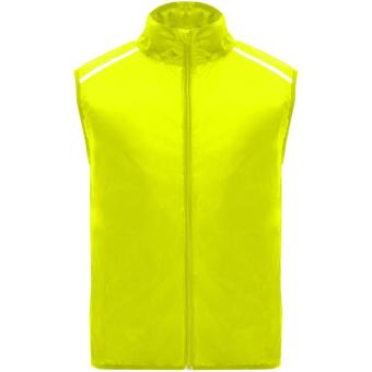 Jannu unisex lightweight running bodywarmer, yellow Yellow | XS