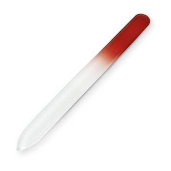 Glass nail file Red