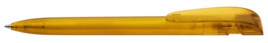 YES transparent Plunger-action pen Ocher