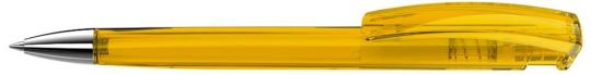 TRINITY transparent SI Plunger-action pen Ocher