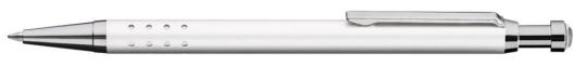 SLIMLINE DOM Plunger-action pen White