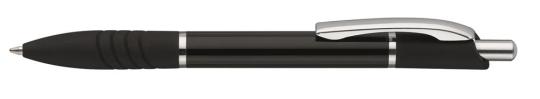 SHINE Plunger-action pen Black