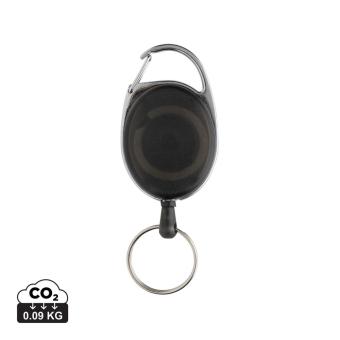 XD Collection RCS recycled ABS roller clip keychain 