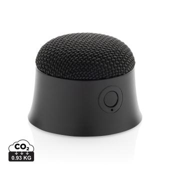 XD Collection Magtune RCS recycled plastic magnetic 5W speaker Black