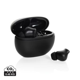 XD Collection Prolink RCS recycled plastic hybrid ANC/ENC earbud Black