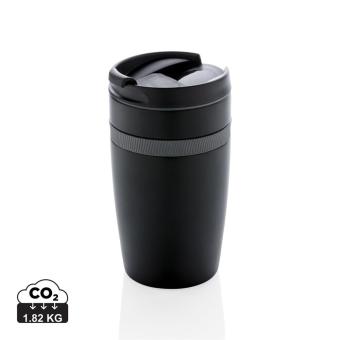 XD Xclusive Sierra leak proof vacuum coffee tumbler Black/silver