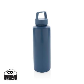 XD Collection Wasserflasche mit Henkel aus RCS rPP Blau