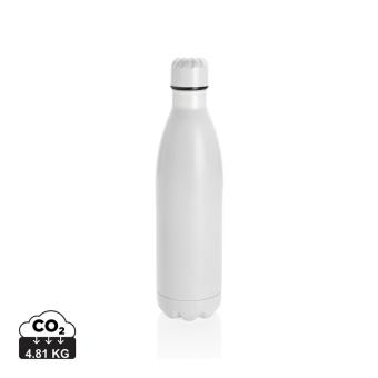 XD Collection Solid Color Vakuum Stainless-Steel Flasche 750ml Weiß