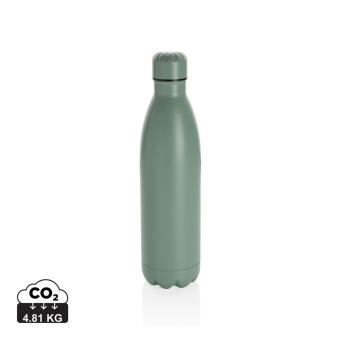 XD Collection Solid Color Vakuum Stainless-Steel Flasche 750ml Grün