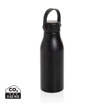 XD Collection Pluto RCS Certified recycled aluminium bottle 680ml Black