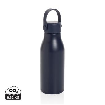 XD Collection Pluto RCS Certified recycled aluminium bottle 680ml Navy