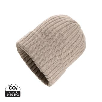 XD Collection Kennedi AWARE™ Polylana® beanie with large rib Fawn