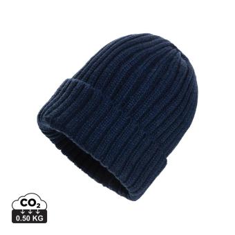 XD Collection Kennedi AWARE™ Polylana® beanie with large rib Navy