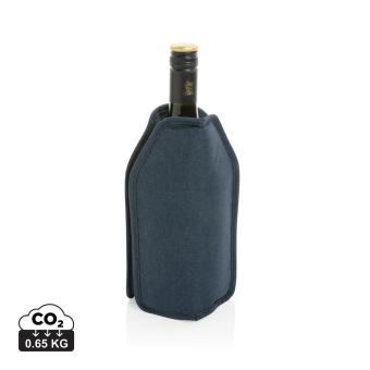 XD Collection Vino AWARE™ RPET wine cooler sleeve Navy