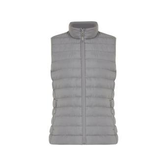 Iqoniq Meru Damen Bodywarmer aus recyceltem Polyester, Silbergrau Silbergrau | L