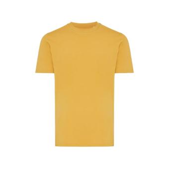 Iqoniq Brett recycled cotton t-shirt, ocher yellow Ocher yellow | XS