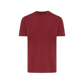 Iqoniq Brett recycled cotton t-shirt, Burgundy red Burgundy red | XXS