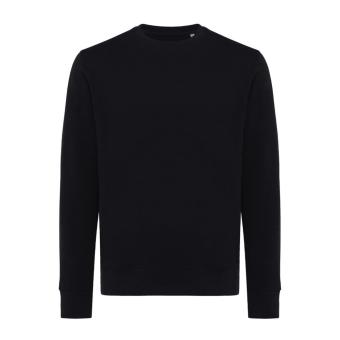 Iqoniq Etosha lightweight recycled cotton crew neck, black Black | XXS