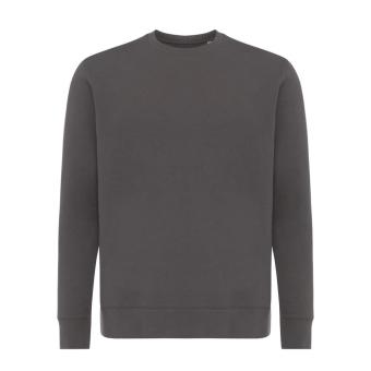 Iqoniq Etosha Lightweight Sweater aus recycelter Baumwolle, anthrazit Anthrazit | XXS