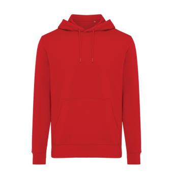 Iqoniq Rila lightweight recycled cotton hoodie, red Red | XXS