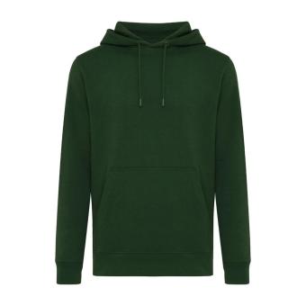 Iqoniq Rila lightweight recycled cotton hoodie,  forest green Forest green | XXS