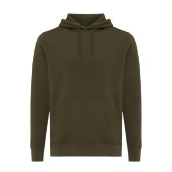 Iqoniq Rila lightweight recycled cotton hoodie, khaki Khaki | XXS