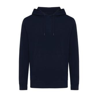 Iqoniq Rila lightweight recycled cotton hoodie, navy Navy | XXS