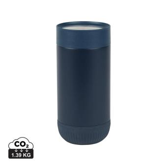 VINGA Erie RCS recycled SS push mug 350 ML, blue Blue,navy