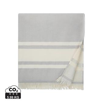 VINGA Tolo hammam terry towel, grey Grey, off white