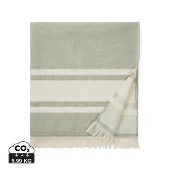 VINGA Tolo hammam terry towel, green Green, off white