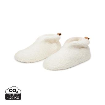 VINGA Santos RCS recycled pet cosy slippers Off white