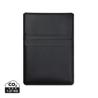 VINGA Timo PU RCS RPET 14" laptop sleeve Black