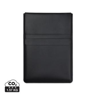 VINGA Timo PU RCS RPET 16" laptop sleeve Black