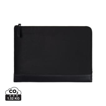 VINGA Marlow RCS recycled polyester 16" laptop sleeve Black